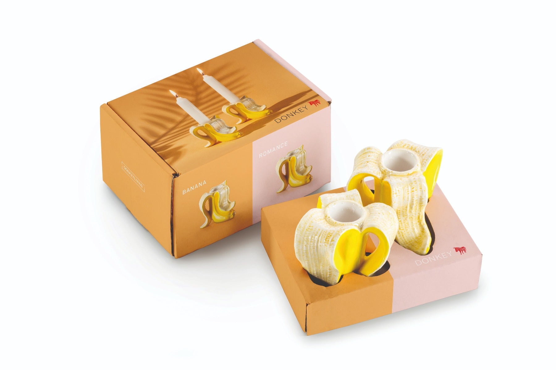 Donkey Banana Romance lysestage - 2 stk. - Bahne